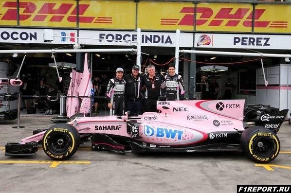 18-го мая Force India и Renault провели съемочные дни