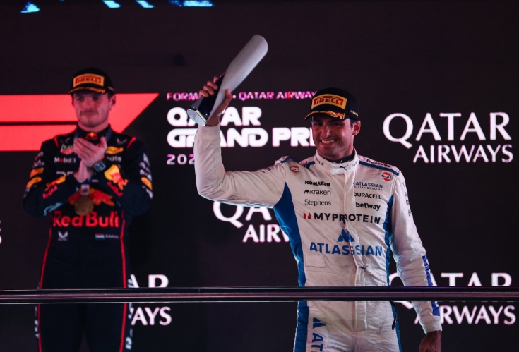 karlos-sayns-zavoeval-vtoroy-podium-v-sezone