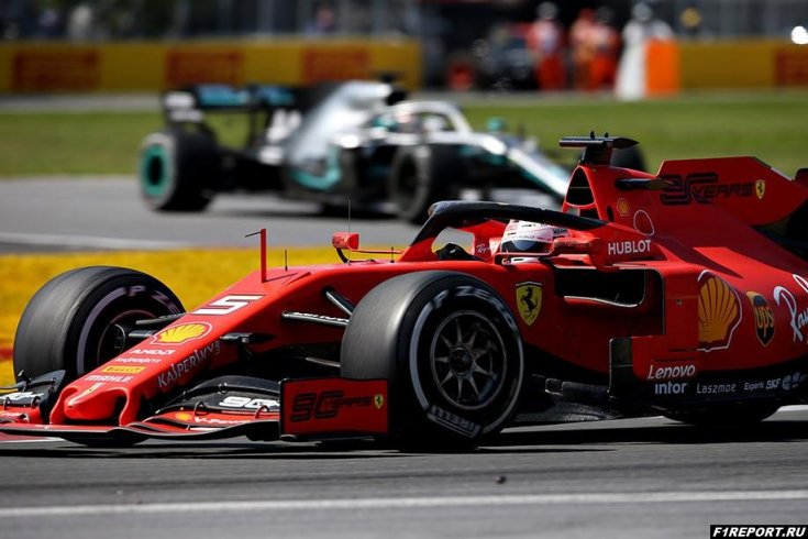Запрос Ferrari на пересмотр штрафа Феттеля в Канаде поставили на паузу?