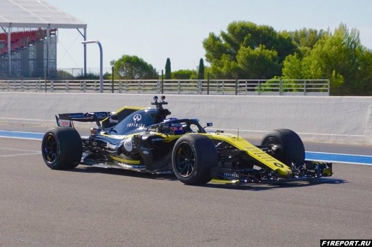 Во Франции завершился первый день тестов Pirelli