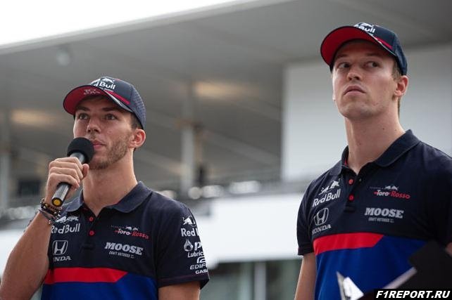 Официально:  В 2020-м году в составе Toro Rosso будут выступать Квят и Гасли