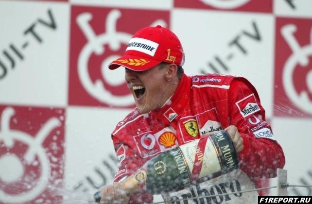 Команда Ferrari поздравила Михаэля Шумахера с днем рождения