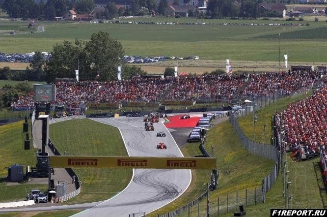 Обе гонки Формулы 1 в Австрии будет проходить в воскресенье