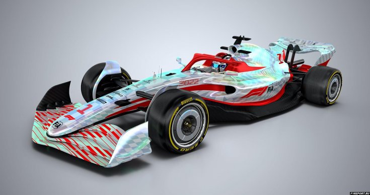 Болид Формулы 1 2022-го года в фирменных цветах команд