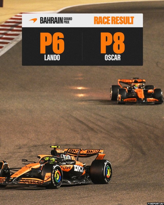 Оба болида McLaren финишировали в первой десятке
