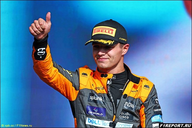 Ландо Норрис прокомментировал третье место в гонке Гран-при Австралии
