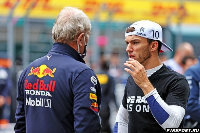 Хельмут Марко о выступлениях Гасли за Red Bull: Он не мог смириться, что Макс самый быстрый парень