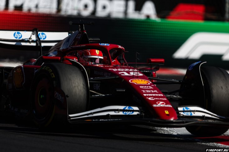 Фото: Леклер о подиуме в Мексике: «Виртуальный сейфти-кар стал спасением»