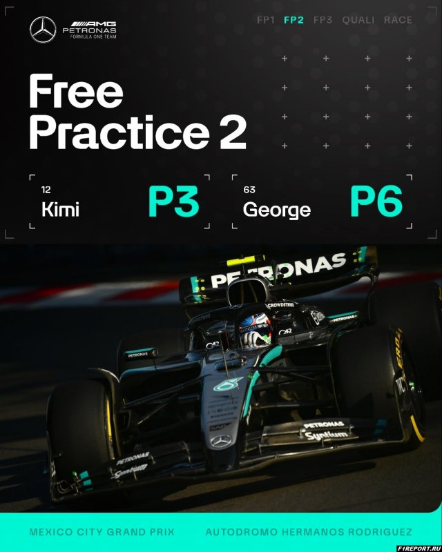 Фото: В Mercedes довольны итогами пятницы