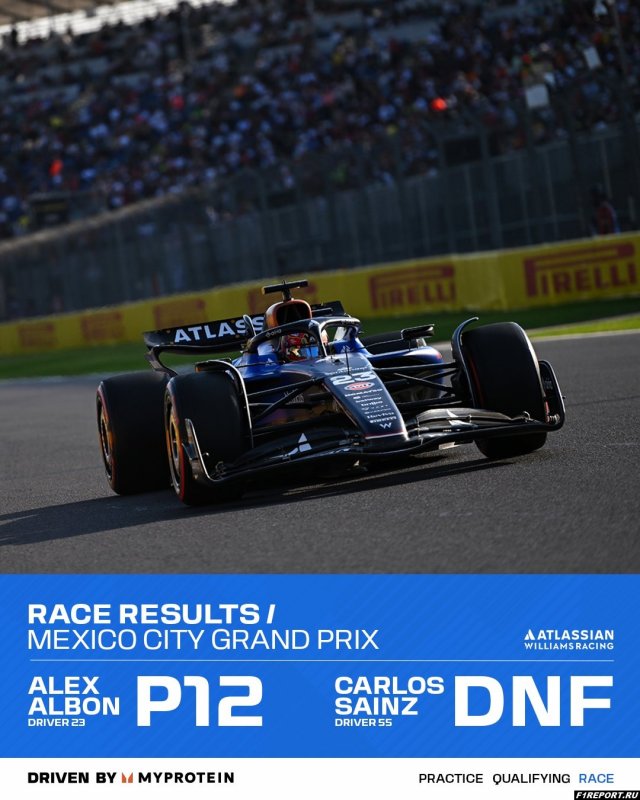 Фото: Гонщики Williams расстроены результатами этапа в Мексике