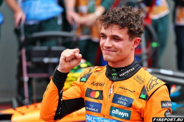 Фото: Ландо Норрис о поуле на Гран-при Бразилии: «Я сохранил хладнокровие в решающий момент»
