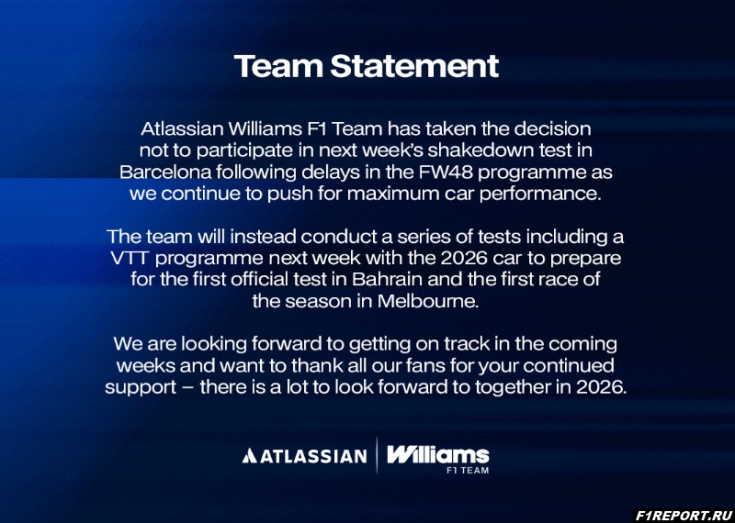 v-williams-ofitsialno-obyavili-chto-propustyat-testy-v-barselone