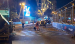 Превью новости: В ночь на пятницу в Баку переложили асфальт в седьмом повороте