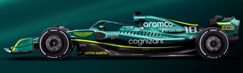 Aston Martin Aramco Cognizant F1 Team, машина AMR22